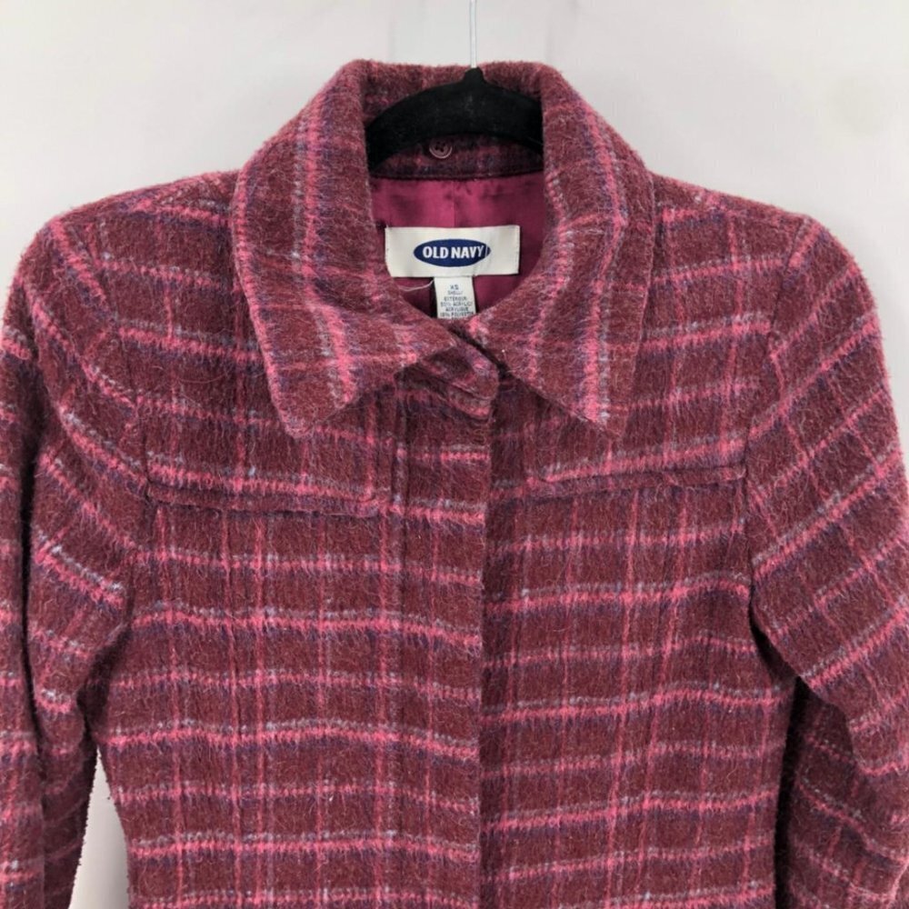 Old Navy Womens Long Sleeve Collared Jacket Sz XS - Picture 4 of 7